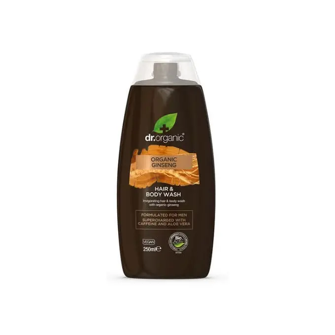 Dr Organic Ginseng Hair & Body Wash 250Ml