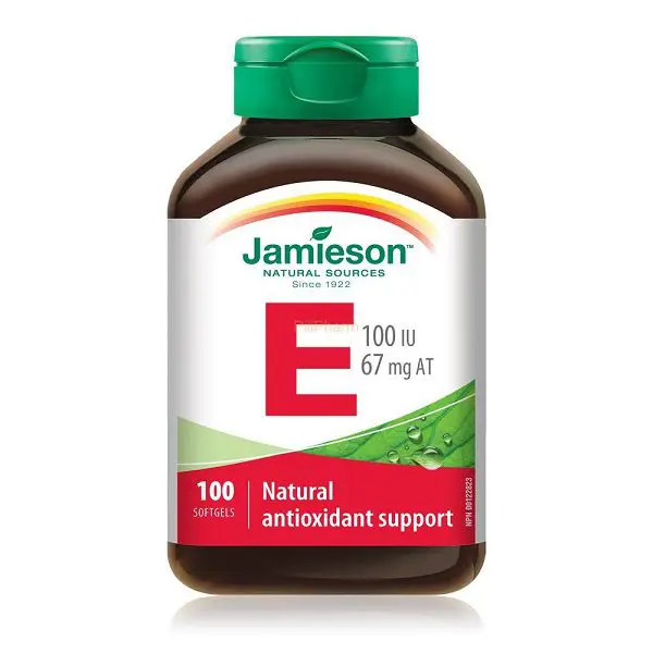 Jamieson Vitamin E 100Iu/67Mg At Softgels 10`S