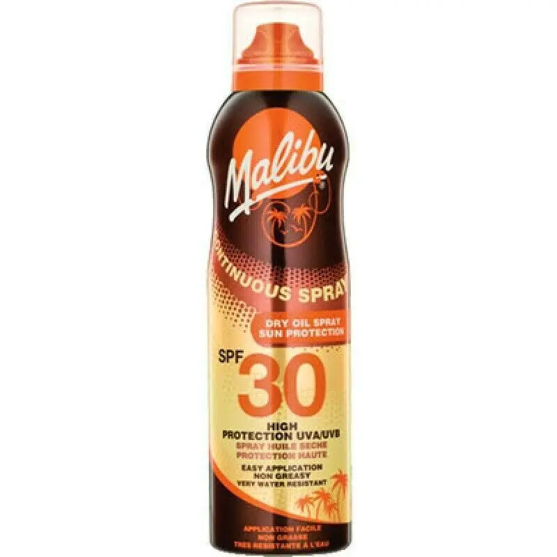 Malibu - Continous Dry Oil Spray Spf 30 175Ml (6957)