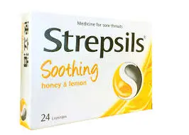 Strepsils Sorethroat Pain Relief Honey And Lemon 24S
