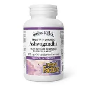 Natural Factors Ashwagandha 600Mg Caps 30S