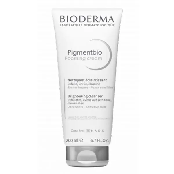 Bioderma Pigmentbio Foaming Cream 200Ml For Uneven Skin Tone On Sensitive Skin