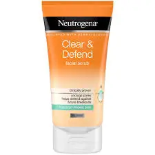 Neutrogena Clear & Defend Facial Scrub 150Ml