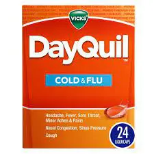 Vicks Dayquil Cold Flu Liquicap 24S