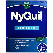 Vicks Nyquil Cold Flu Liquicap 24S