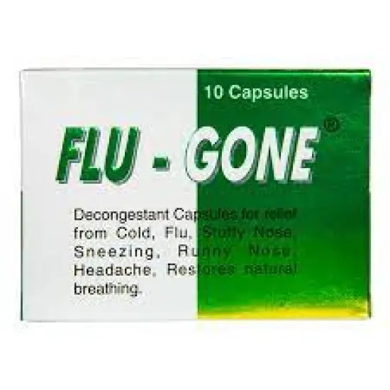 Flu-Gone Medicated Flu & Cold Lozenges Honey And Lemon Flavour 24S