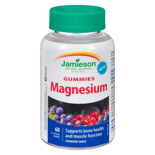 Jamieson Magnesium Gummies 60'S