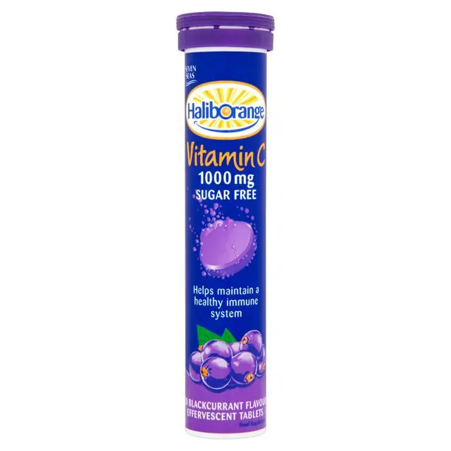 Haliborange Vitamin C 1000Mg Eff Tablets 20S Black Currant Flavour