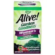 Natures Way Alive Garden Goodness Women`S Multivitamin Tablets 60S
