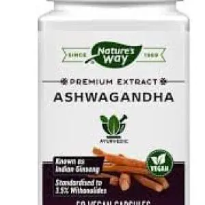 Natures Way Ashwagandha Vegan Capsules 60S