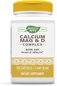 Natures Way Calcium Magnesium & Vitamin D Capsules 100S