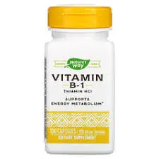 Natures Way Vitamin B1 100Mg Capsules 100S