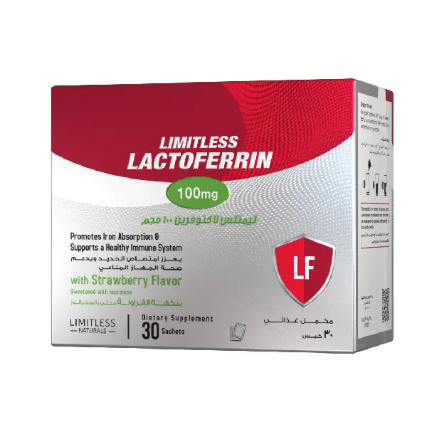 Limitless Lactoferrin 100Mg Sachets 30S