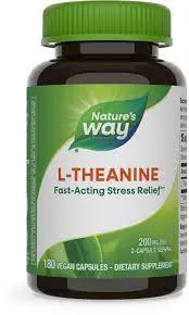 Natures Way L-Theanine 200Mg Capsules 60S