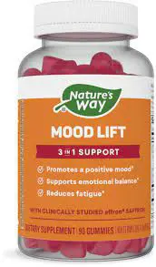 Natures Way Mood Lift 3 In 1 Support Gummies 90S