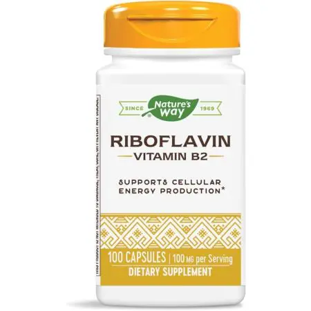 Natures Way Riboflavin Vitamin B2 100Mg Capsules 100S