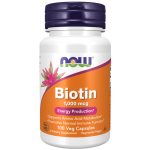 Now Biotin 1000mg Capsules 100s