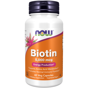 Now Biotin 5000Mcg Caps 60S