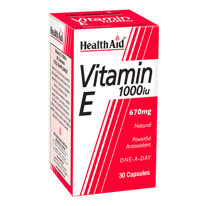 Health Aid Vitamin E 1000IU 30S