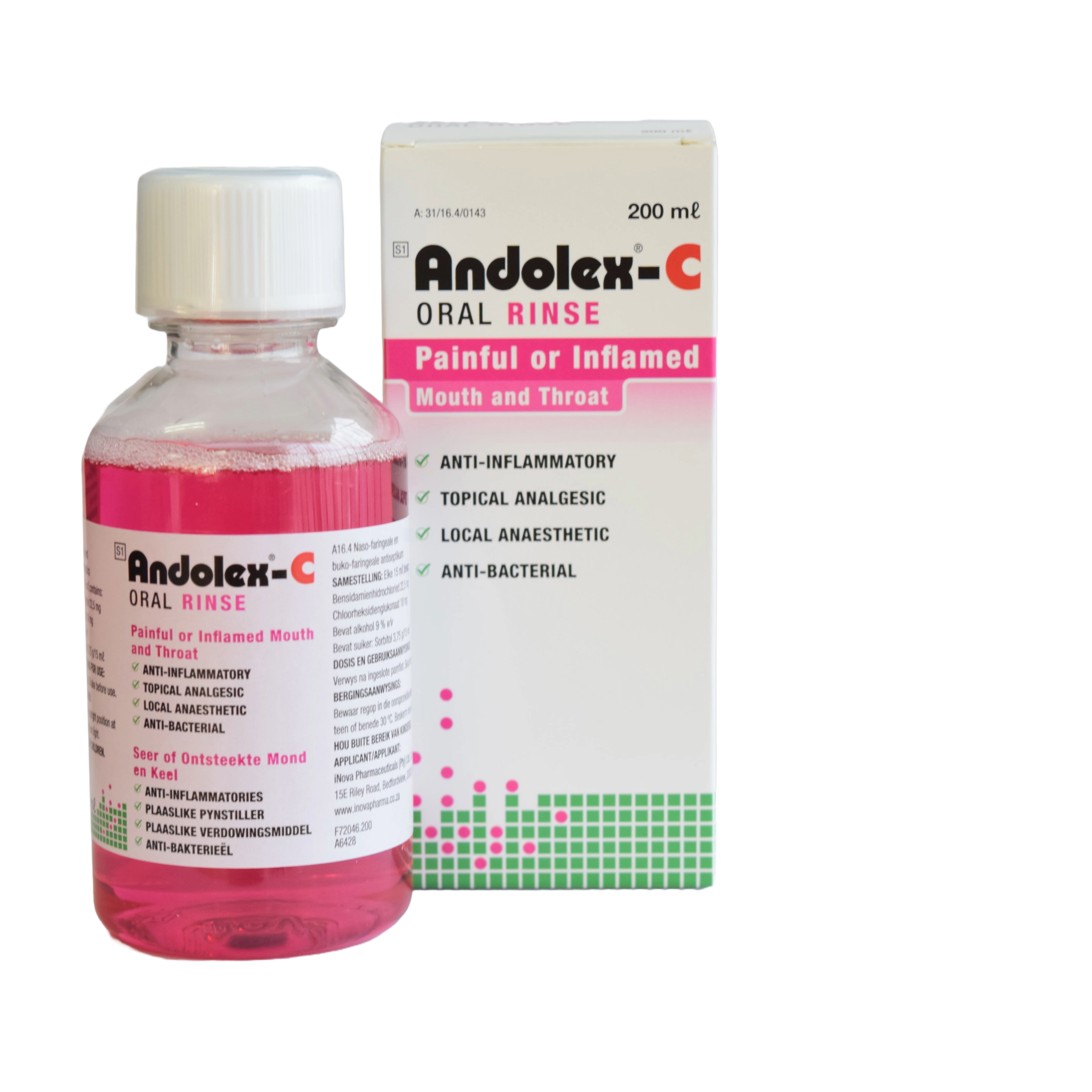 Andolex C Mouth Wash 200ml