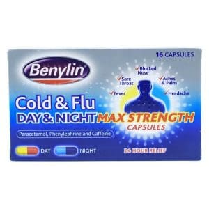 Benylin Cold & Flu Max Strength Day & Night Capsules16