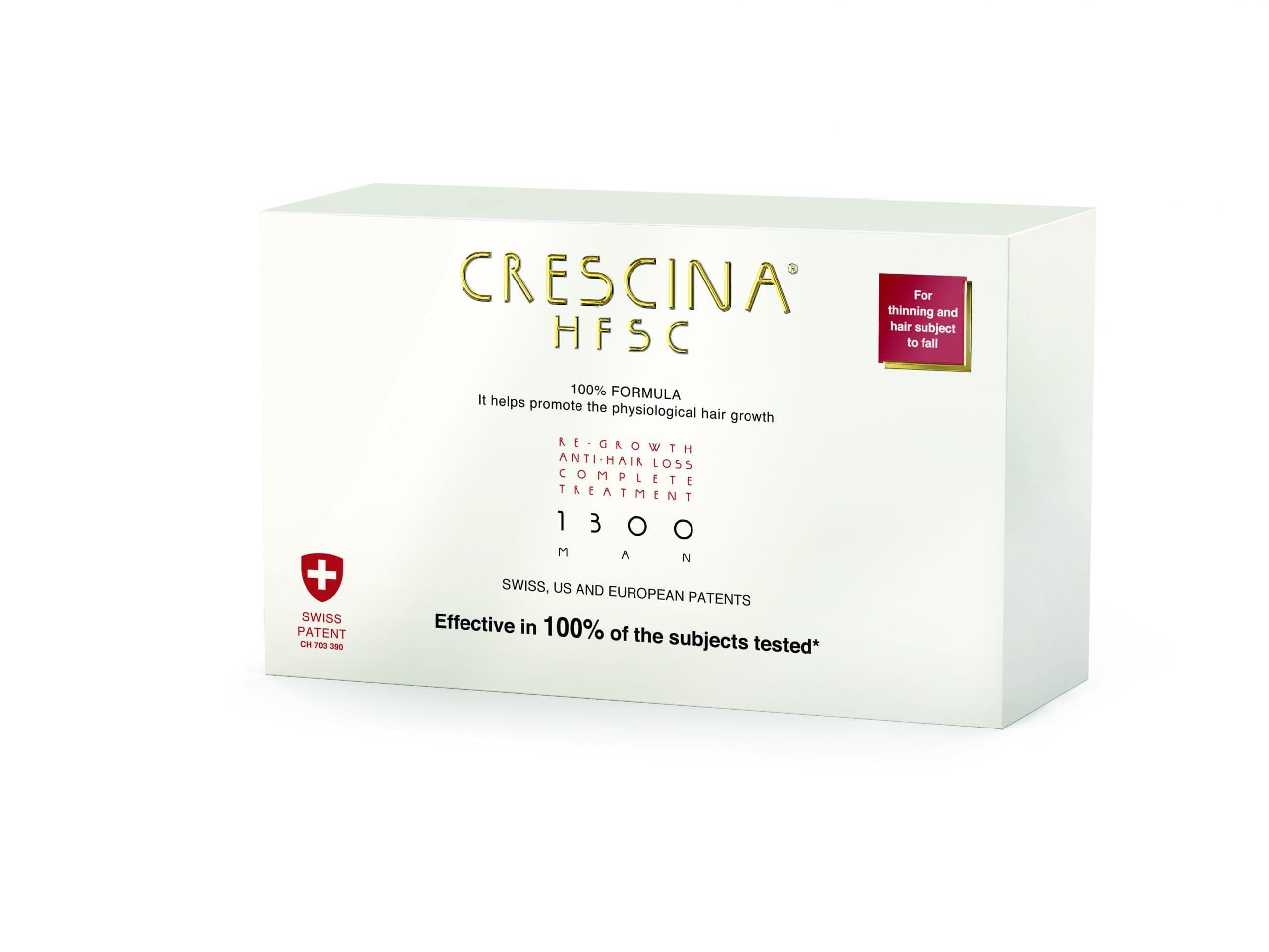 Crescina HFSC 10 Complete Treatment 1300 Man-10 + 10 Vials