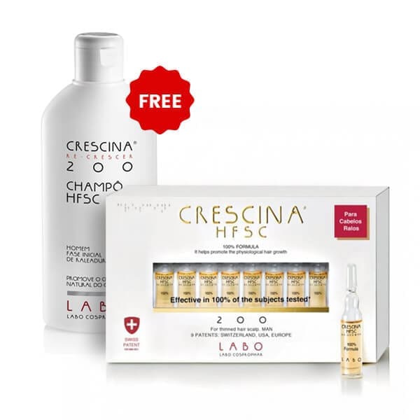Crescina 200 Hair Growth Treatment Man-20 Vials