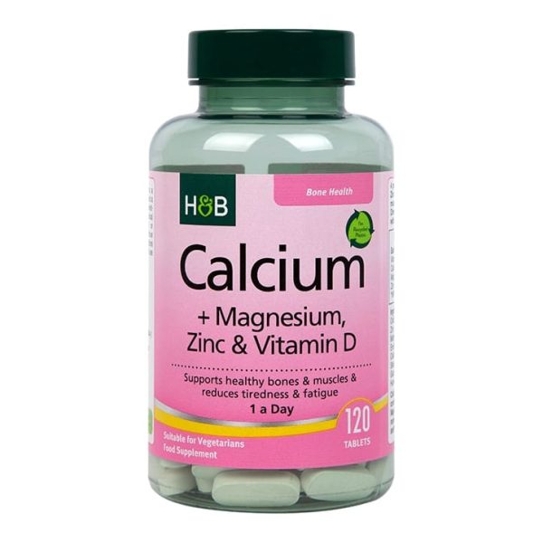Holland and Barrett Calcium With Magnesium, Zinc and Vitamin D  120's