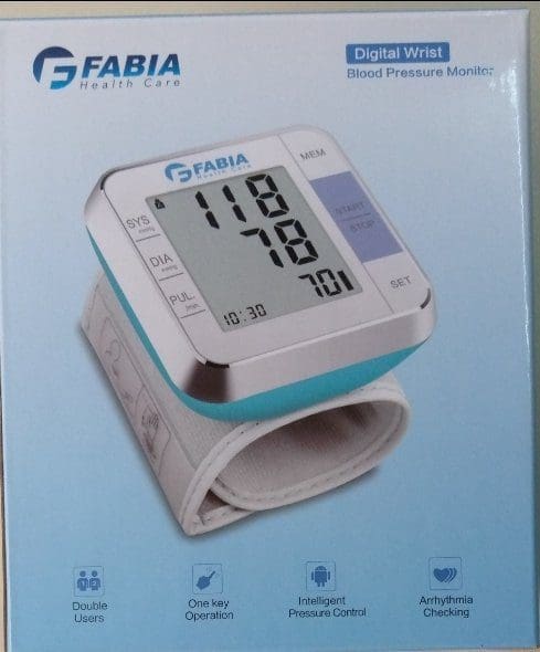 Fabia Digital Wrist BP Monitor