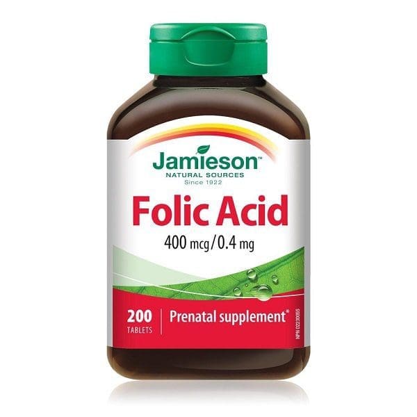 Jamieson? Folic Acid 400Mcg Tablets 200's