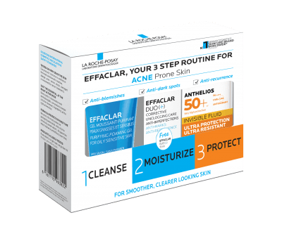 La Roche- Posay Effaclar Acnes Routine Kit 3 in 1