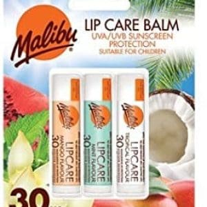Malibu Blister Pack SPF30 Lip balm Mango/Mint/Tropical