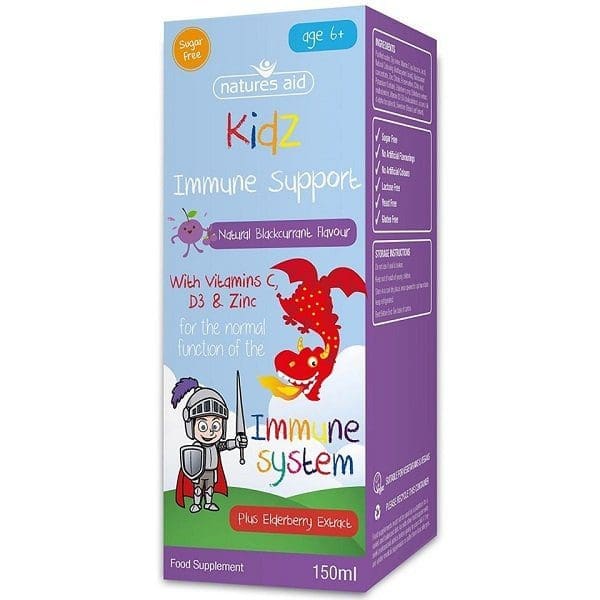 Nature's Aid  Kids Immune  Support black currant Flavour 50ml