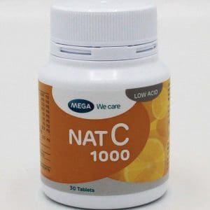 Nat C Vitamin C Tabs 1000mg 30s