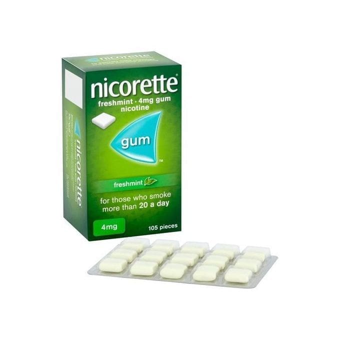 Nicorette Freshmint Gum 4 mg