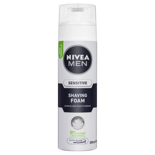 Nivea men shaving foam sensitive 200ml - Goodlife Pharmacy