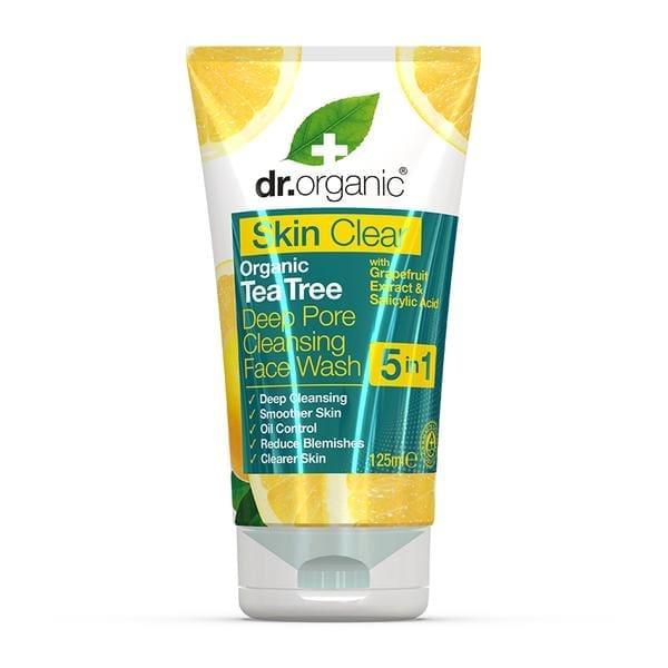 Dr Organic Skin Clear Deep Pore Cleansing Face Wash 125ml