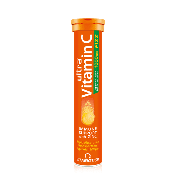 Ultra Vitamin C Plus Zinc Effervescence 20s (Buy 1 Get 1 Free)