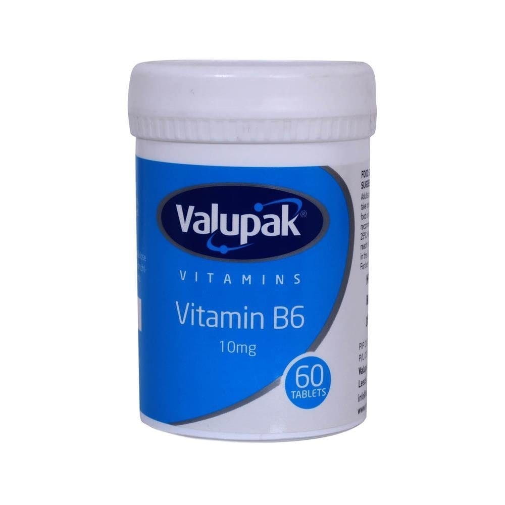 Valupak Vitamin B6 10mg Tabs 60S
