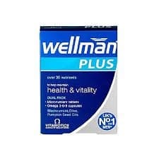 Wellman Plus Omega Capsules 56S