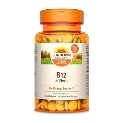 Sundown Vitamin B-12 500 mcg, 200 Tablets