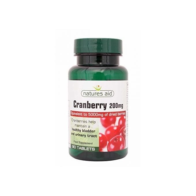 Natures Aid  Cranberry 200mg Tabs 90s