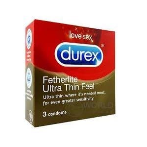 Durex Condoms Featherlite Ultra 3s