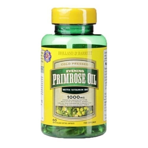 Holland &Barrett Natural evening Primrose Oil 1000mg Plus Vitamin B6 60s