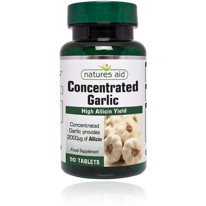 Natures Aid Concentrated Garlic 2000iu Tablets  90s