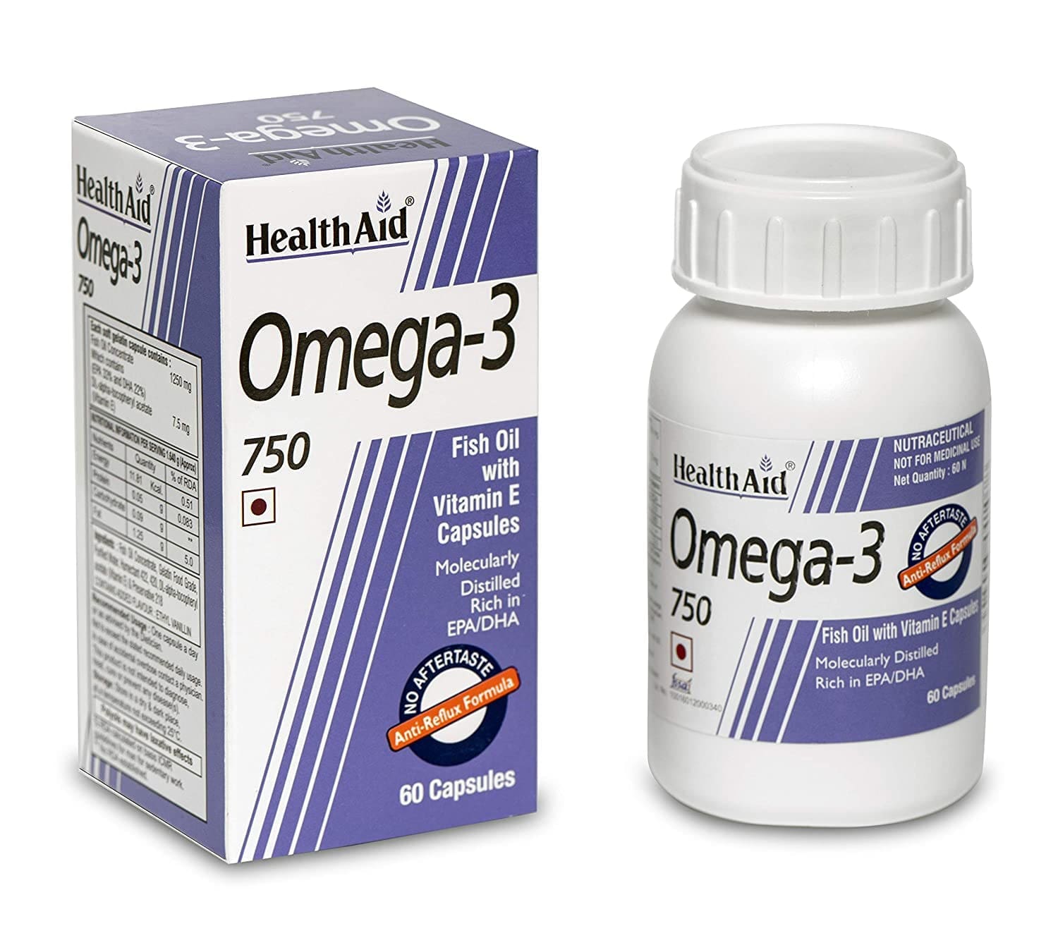 Health Aid Omega 3 750MG 60S