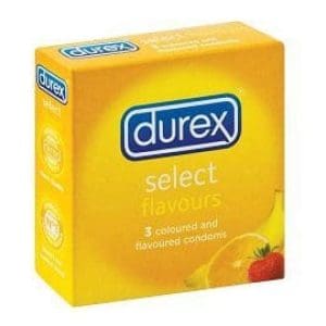 Durex condoms select flavors