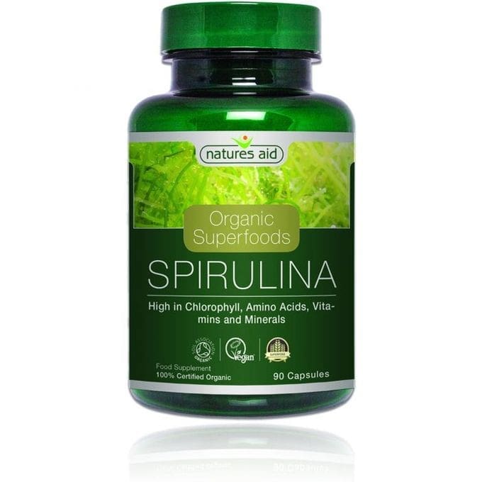 Natures Aid Spirulina Caps 90s