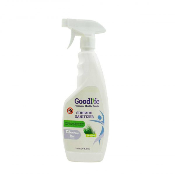 Goodlife Lemongrass Surface Alcohol  Disinfectant 500ml