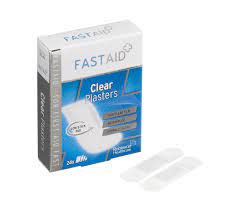 Fast Aid Assorted Clear Plasters 24S